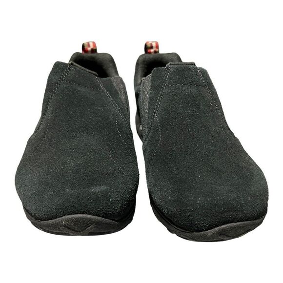 Merrell KIDS 4.5 Black Suede Jungle Moc, Nubuck Leather, J95631 EU 35.5 Slip On - Picture 2 of 9